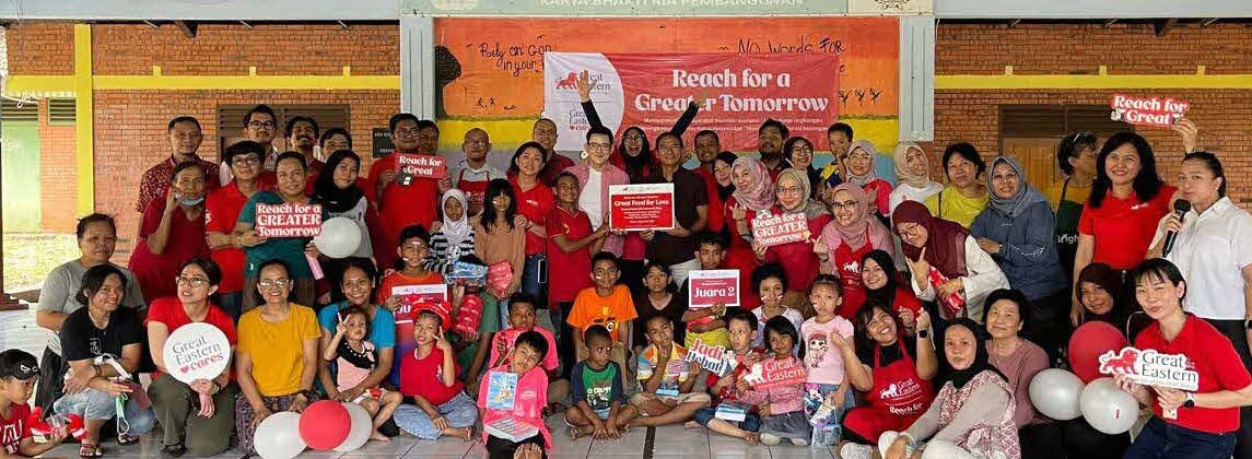 The GREAT Comfund Series bersama adik-adik SOS Children’s Villages 